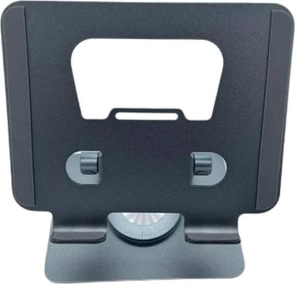 Tablet Standı 360 Derece Metal Çok Fonsiyonlu - Füme - Image 1