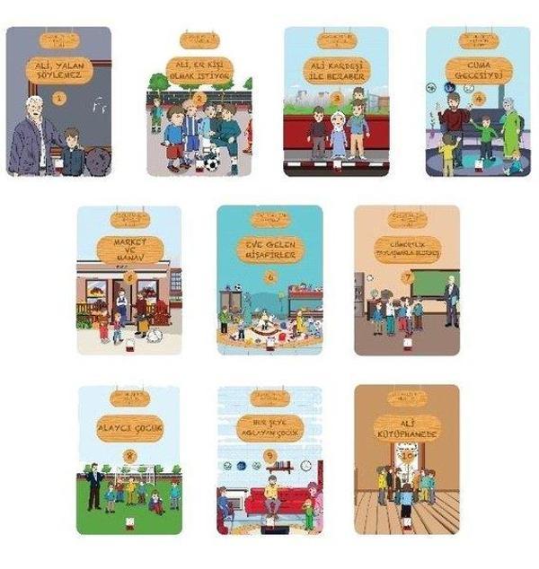 Çocuklar İçin Hikayeler 1. Set - Yarım Elma Yayınları - Image 1