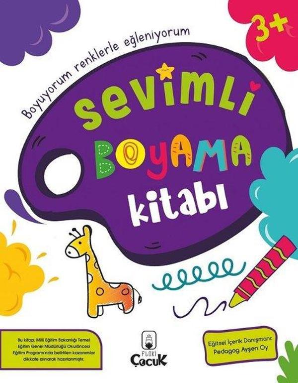 Sevimli Boyama Kitabı - 3+ Yaş - Floki Çocuk - Image 1