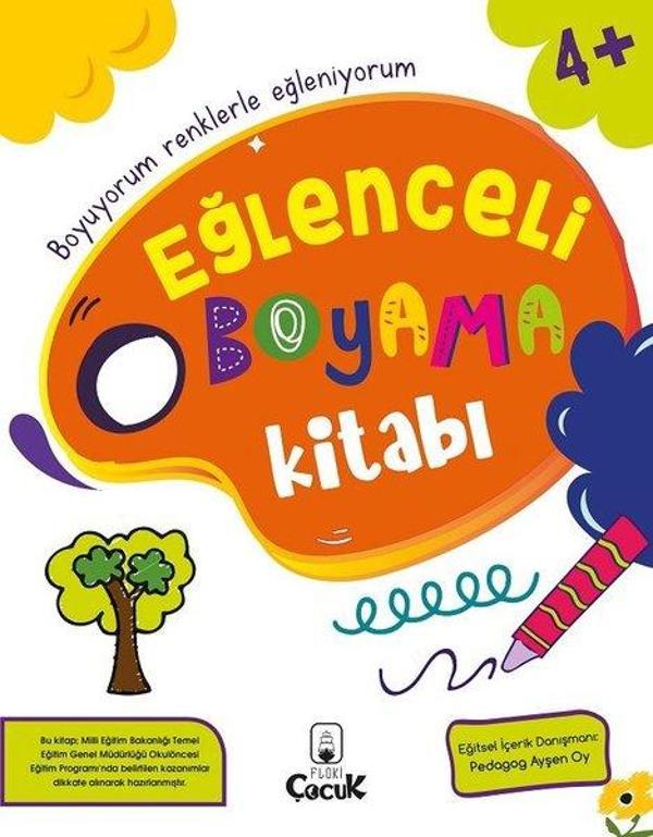 Eğlenceli Boyama Kitabı - 3+ Yaş - Floki Çocuk - Image 1