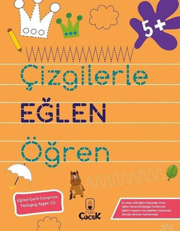 Çizgilerle Eğlen Öğren - 5+ Yaş - Floki Çocuk - Image 1