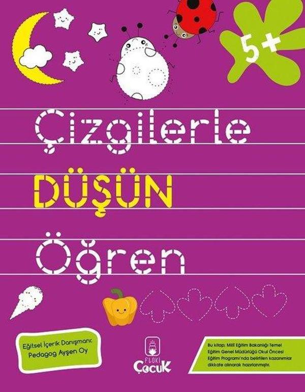 Çizgilerle Düşün Öğren - 5+ Yaş - Floki Çocuk - Image 1