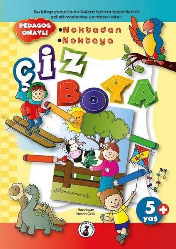 Noktadan Noktaya - Çiz Boya 5+ Yaş - Misket Kitap - Image 1