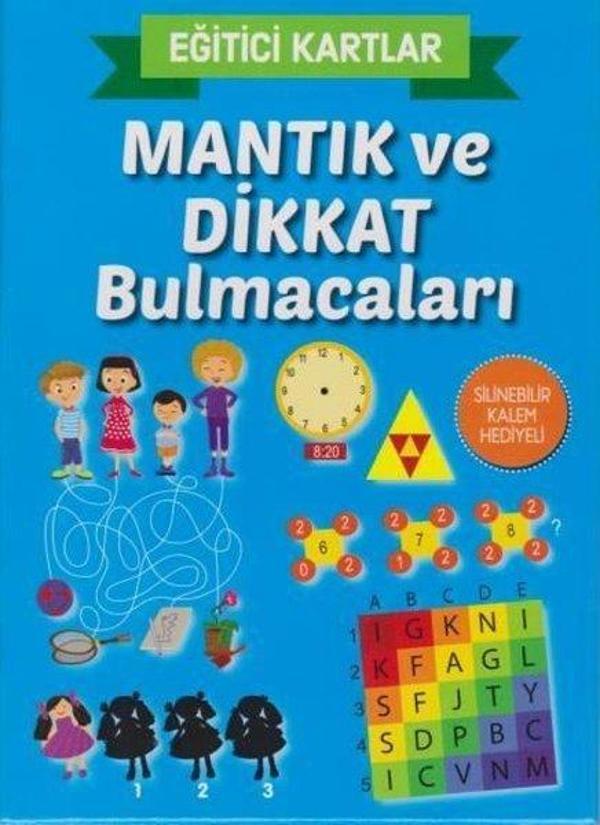 Eğitici Kartlar - Mantık ve Dikkat Bulmacaları - Teleskop Popüler Bilim - Image 1