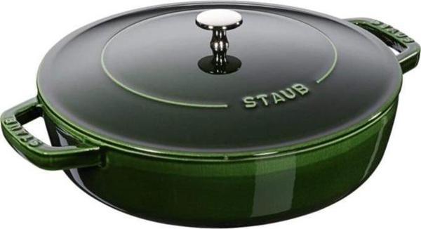 Staub Chistera Yağmur Efektli 24 Cm Döküm Tencere Fesleğen - Image 1