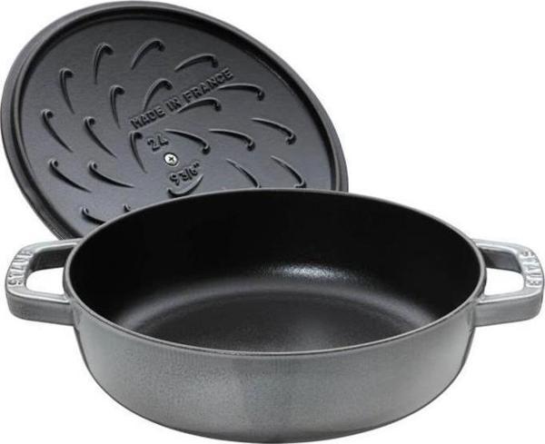 Staub La Cocotte Sote Tenceresi Chistera | Döküm Demir | 24 Cm | Grafit Gri - Image 1