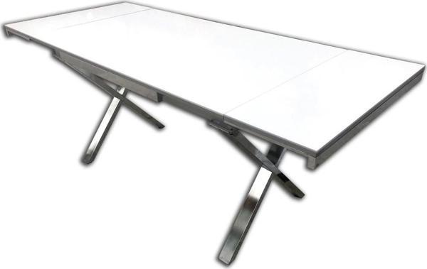 Masa 13656 X AYAK Model Metal Nikelaj Dikdörtgen Kelebek Yana AçıIır El yapım - Image 1