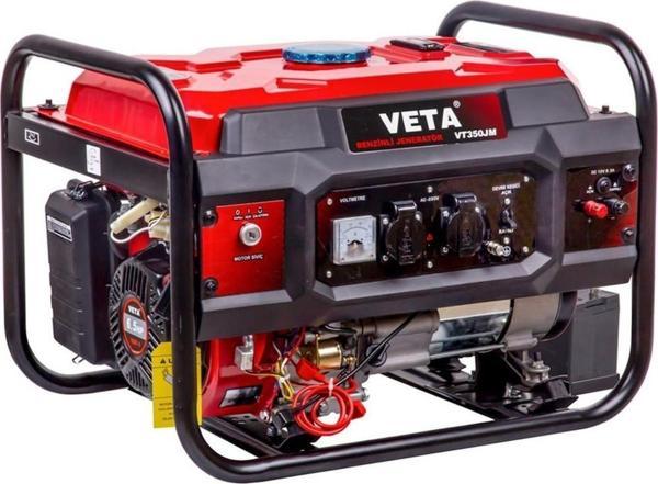 Veta VT350JM5  Marşlı Benzinli Monofaze Jeneratör Eur5 3.5 Kva - Image 1
