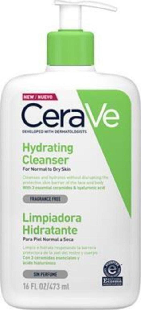 Cerave Hydrating Cleanser Normal ve Kuruya Dönük Ciltler İçin Nemlendiren Temizleyici 473 ml - Image 1
