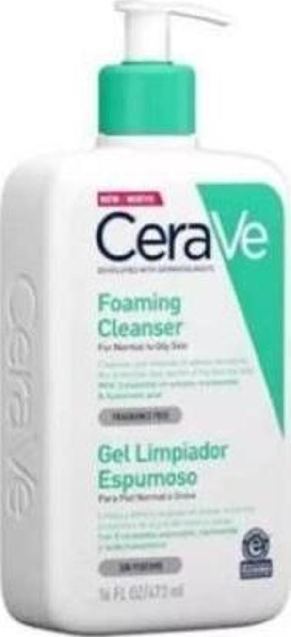 CeraVe Foaming Cleanser Normal & Yağlıya Dönük Ciltler Için 473 ml - Image 1