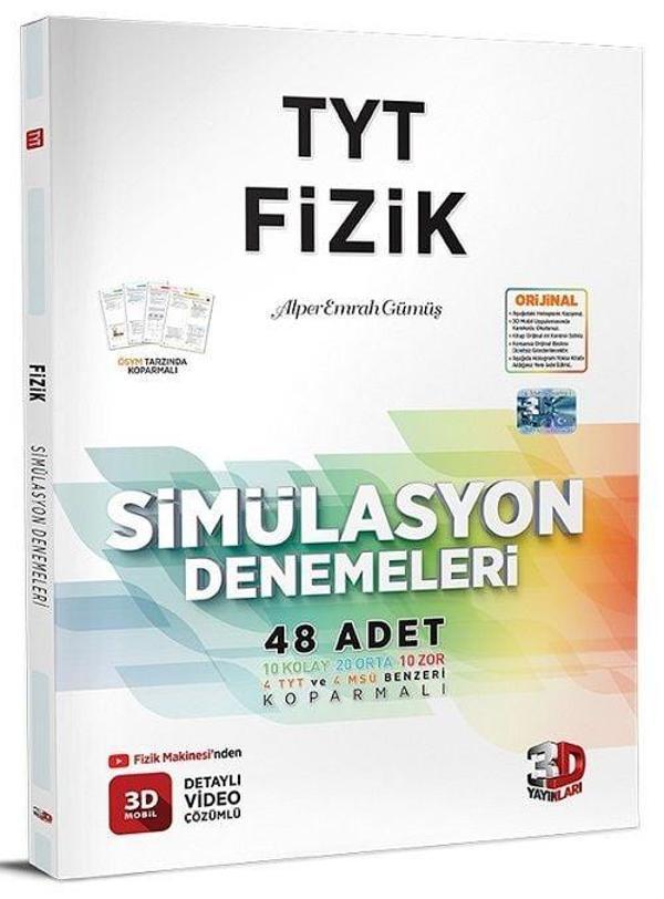 3D Yayınları YKS TYT Fizik Simülasyon 48 Deneme - 3D Yayınları - Image 1