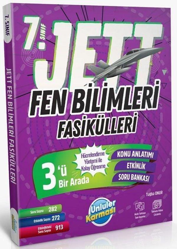 Ünlüler 7. Sınıf Fen Bilimleri JETT Soru Fasikülleri Ünlüler Yayınları - Ünlüler Karması Yayınları - Image 1