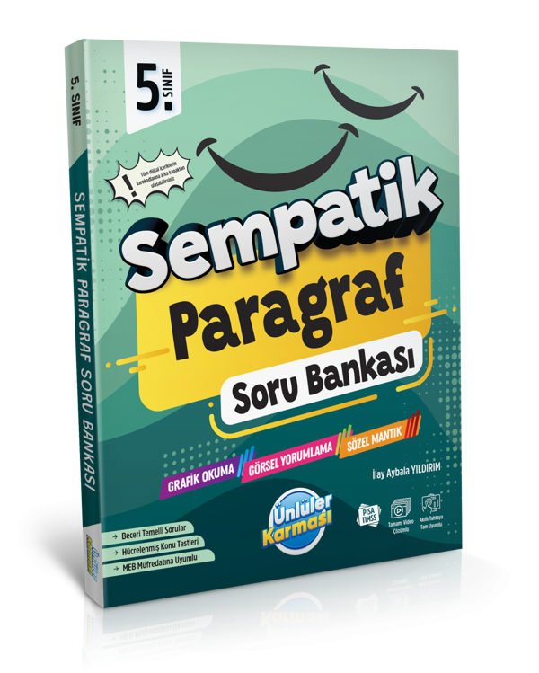 Ünlüler Sempatik 5. Sınıf Paragraf Soru Bankası Ünlüler Yayınları - Ünlüler Karması Yayınları - Image 1