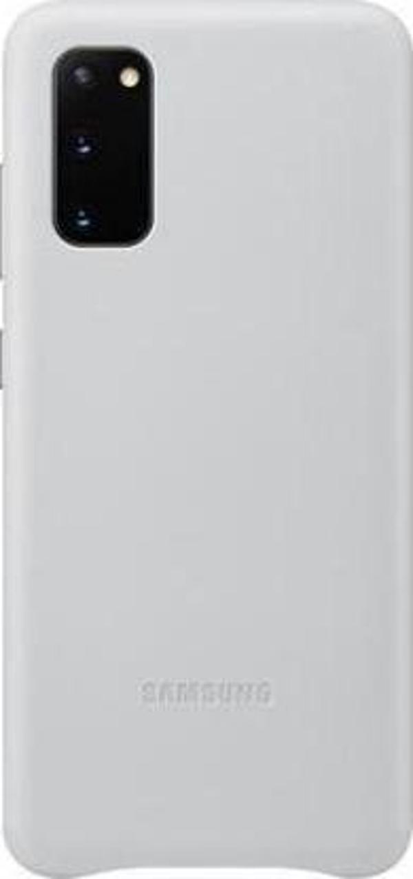 Samsung S20 Deri Kılıf - Gümüş Gri EF-VG980LSEGWW - Image 1
