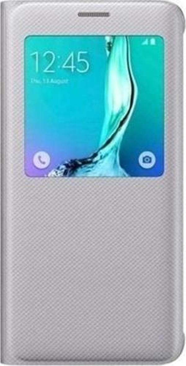 Samsung S6 Edge+ Plus S-View Kılıf Gri - EF-CG928PSEGTR - Image 1