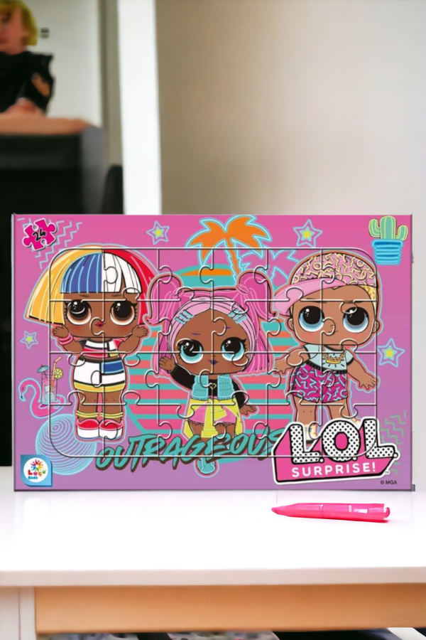 Lol Frame 24 Parça Puzzle Yapboz | Oyun Seti LOL7595 - Image 1