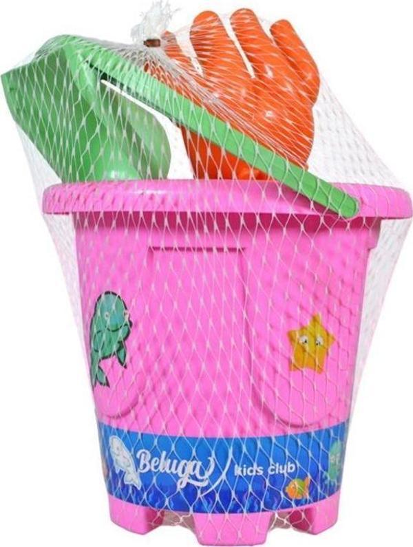 Çocuk Oyuncak Kova Seti Pembe - Image 1
