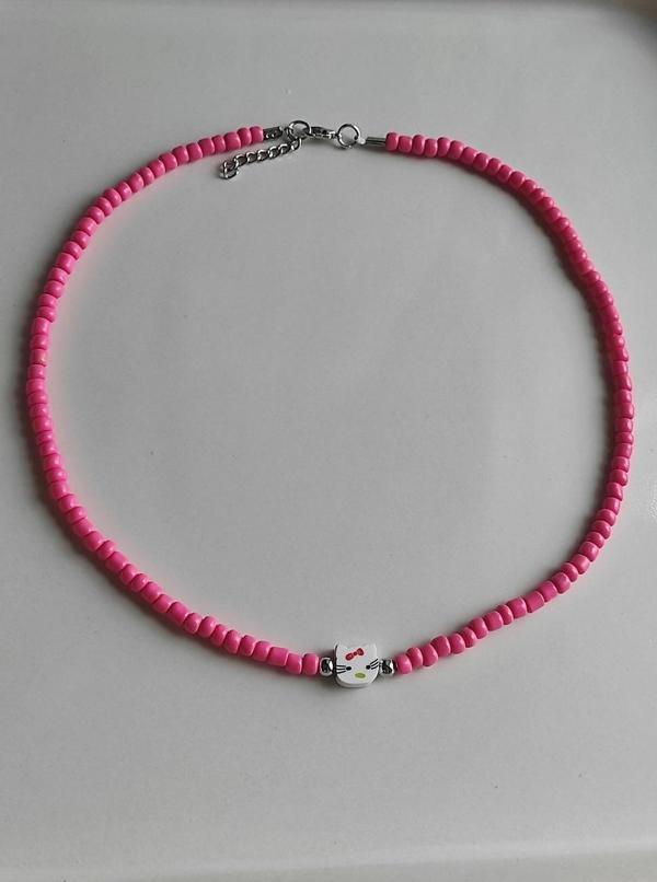 Amabel Jewelerys Hello Kitty Figür Kumboncuk Çocuk Kolye - Image 1