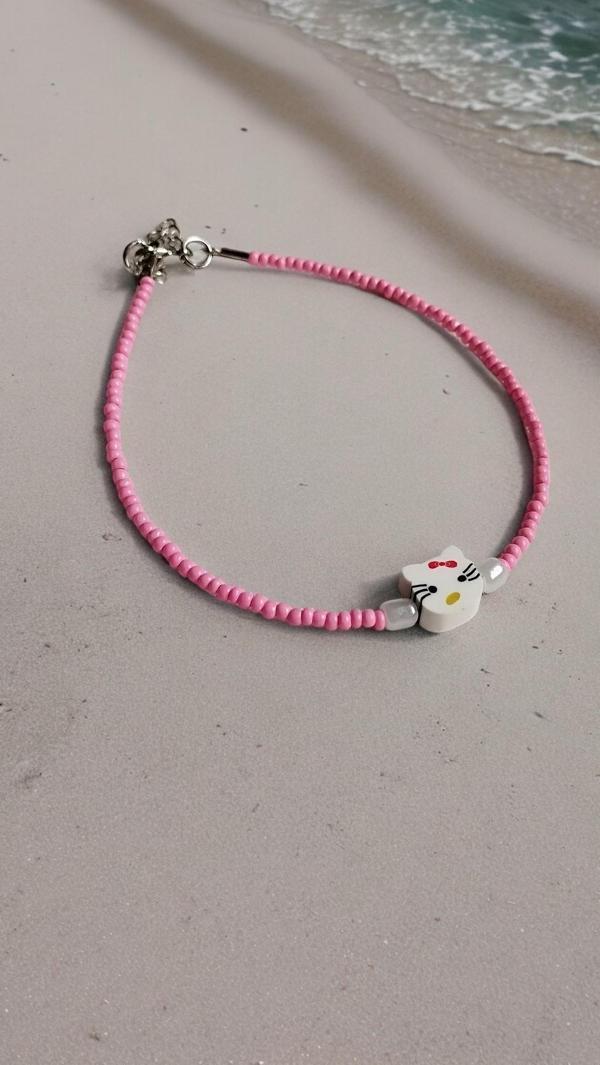Amabel Jewelerys Kumboncuk, Hello Kitty Kadın Halhal - Image 1