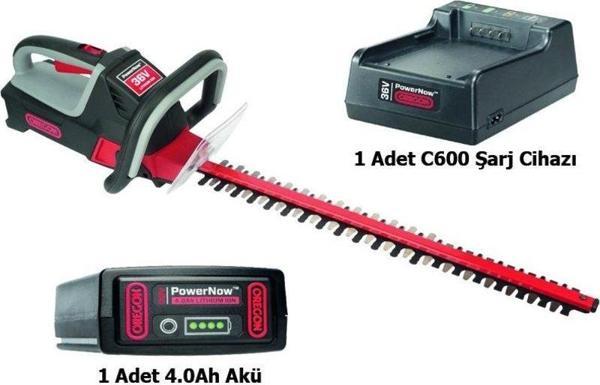 Oregon HT255 Şarjlı Çit Biçme Makinesı 4.0Ah + C600 - Image 1