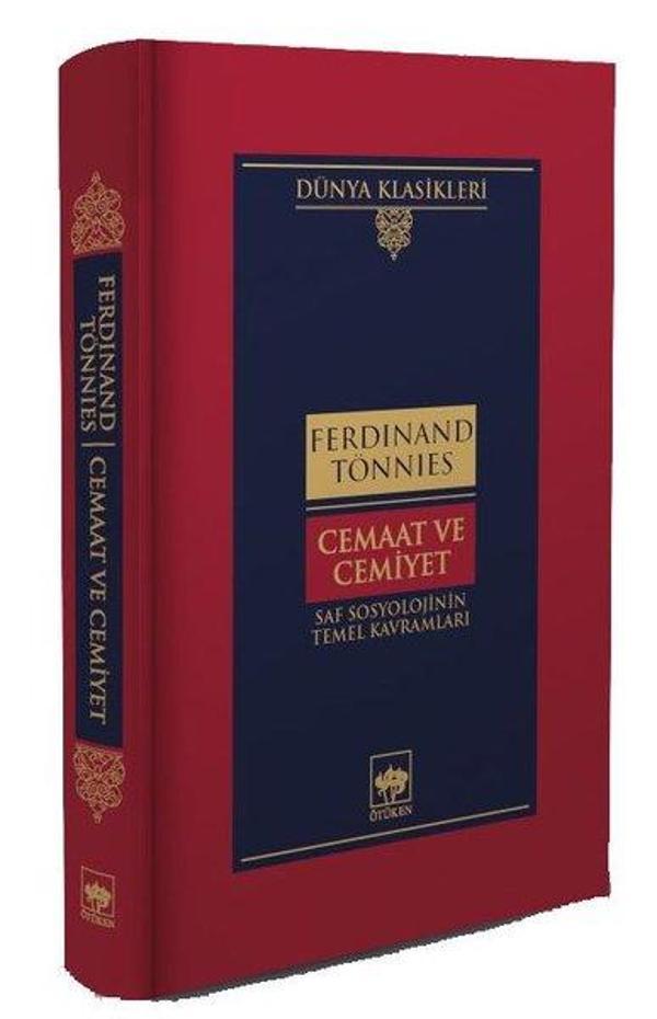 Cemaat ve Cemiyet - Saf Sosyolojinin Temel Kavramları - Dünya Klasikleri - Ötüken Neşriyat - Image 1