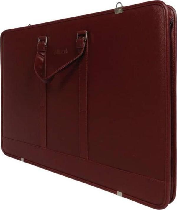 BBack Deri Proje Çantası 40x56 cm Bordo - Image 1