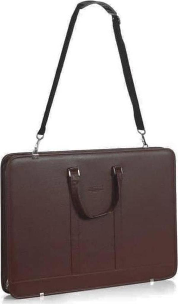 BBack Deri Proje Çantası 40x56 cm Kahverengi - Image 1