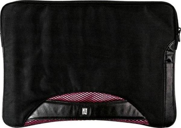 Minbag Billy Siyah Laptop Çantası Pembe Detaylı - Image 1