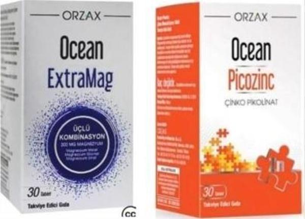 Ocean Extramag 30 Tablet + Ocean Picozinc 30 Tablet - Image 1