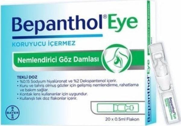 Bepanthol Eye Göz 0.5 ml 20 Flakon 2 Adet - Image 1