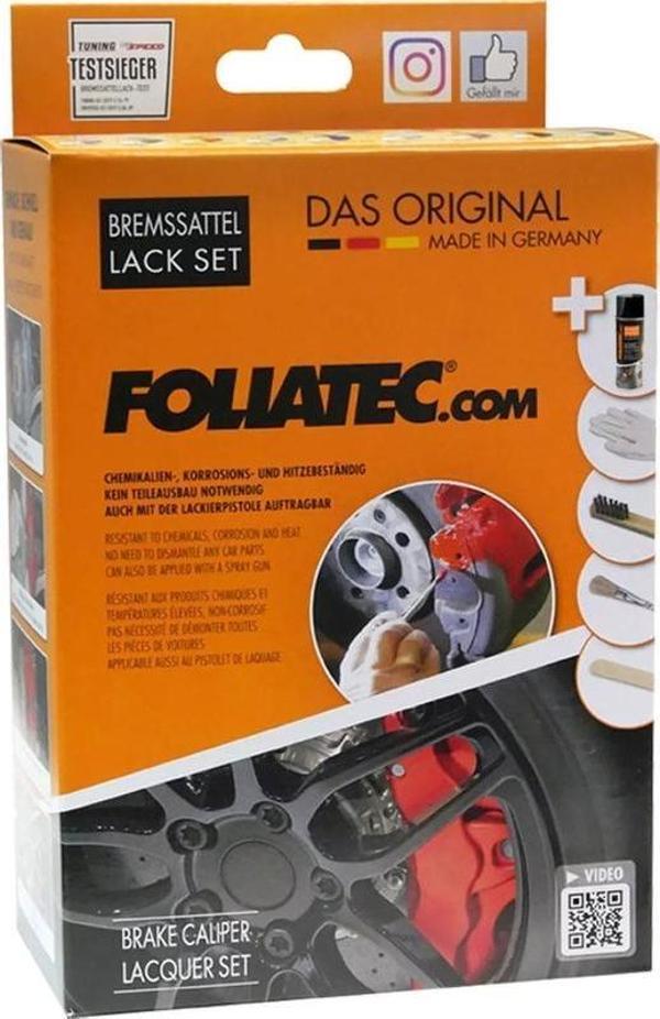 Foliatec Fren Kaliperi Boya Seti 3 Komponet Alev Turuncusu - Image 1
