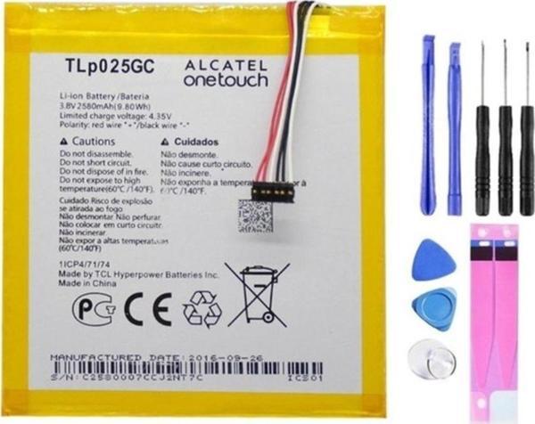 Alcatel One Touch Pixi 4.7 Pil Batarya Tlp025Gc ve Tamir Seti - Image 1