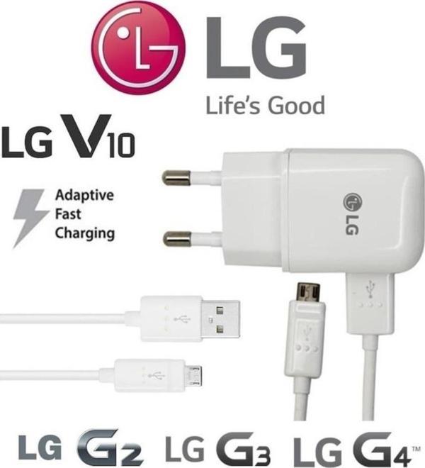 Lg Uyumlu V10-G2-G3-G4 Hızlı Şarj Cihazı Aleti Ve Kablosu - Image 1