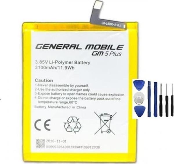 General Mobile Gm5 Plus Pil Batarya ve Tamir Seti - Image 1