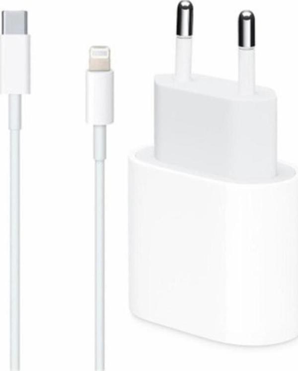 Iphone Uyumlu Hızlı Şarj Aleti 20W + Usb-C Kablosu - Image 1