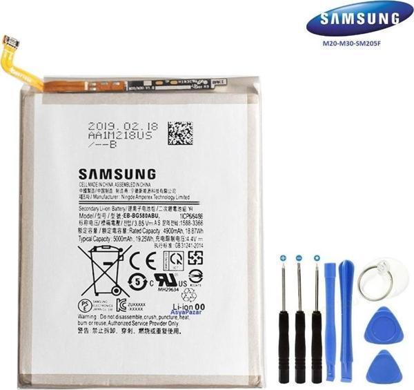 Samsung M20/M30 Eb-Bg580Abu Pil Batarya Servis - Image 1