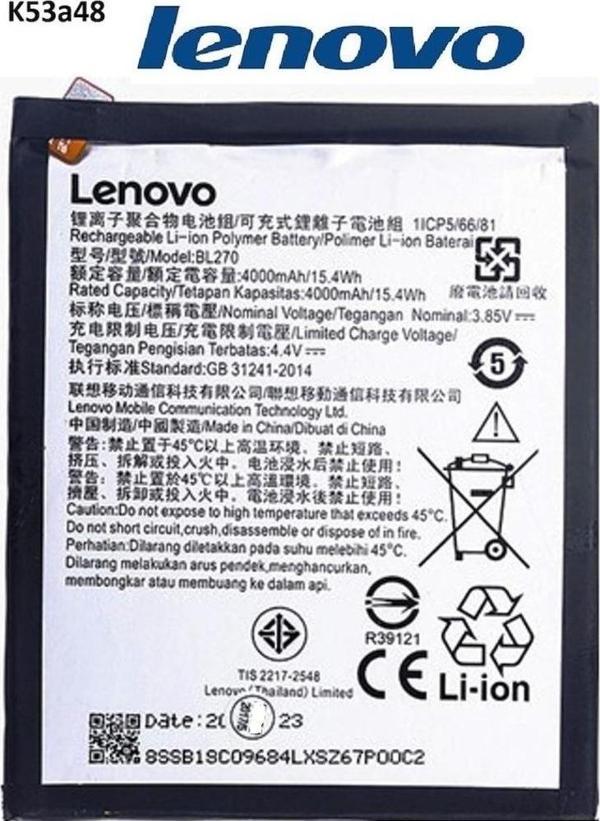 Lenovo K6 Note Pil Batarya K53A48 Bl270 - Image 1