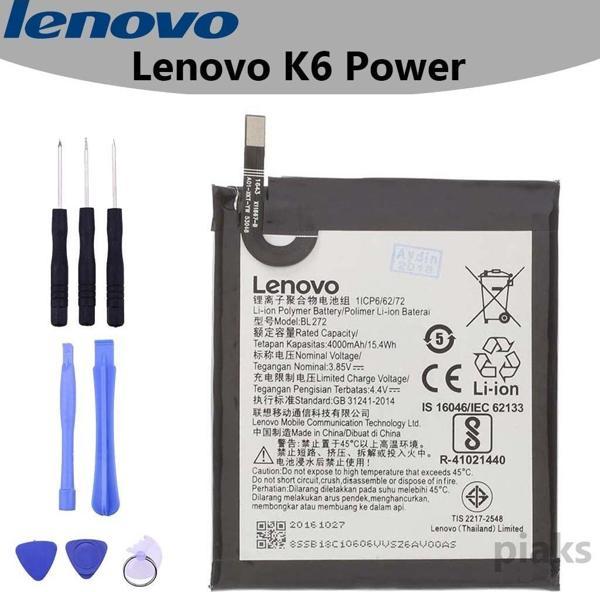 Lenovo K6 Power Pil Batarya ve Tamir Seti Bl272 - Image 1