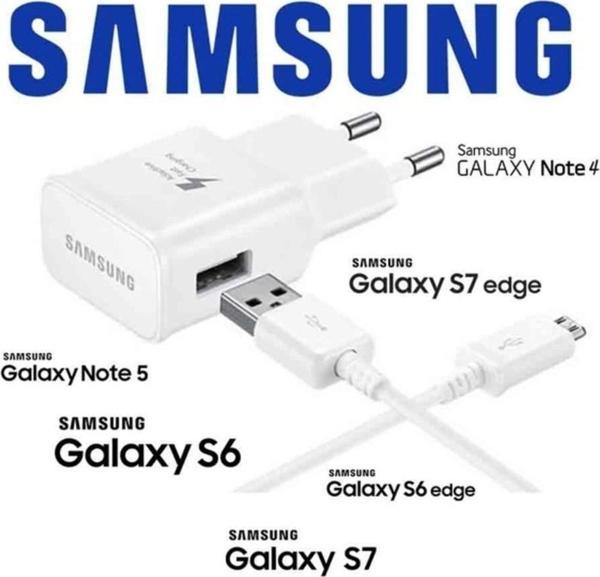 Samsung Uyumlu S6 S7 Edge Note 4 Note 5 Hızlı Şarj Cihazı Şarj Aleti - Image 1