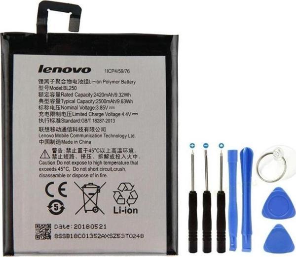 Lenovo Vibe S1 Bl250 Batarya Pil + Tamir Seti - Image 1