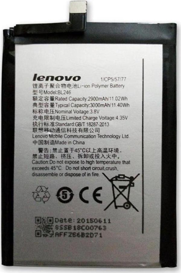 Lenovo Vibe Shot Pil Batarya ve Tamir Seti Bl246 - Image 1