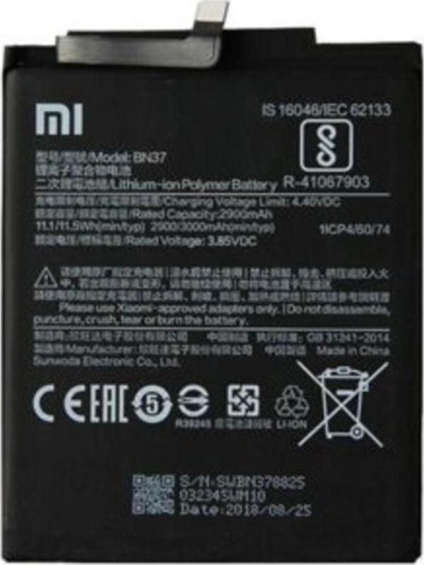 Xiaomi Redmi 6/ Redmi 6A Bn37 Batarya Pil - Image 1