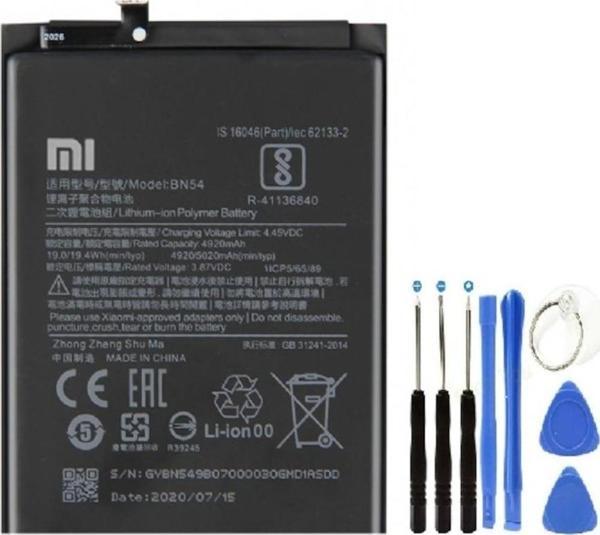 Xiaomi Redmi 9 Bn54 Pil Batarya ve Tamir Seti 5020 Mah - Image 1