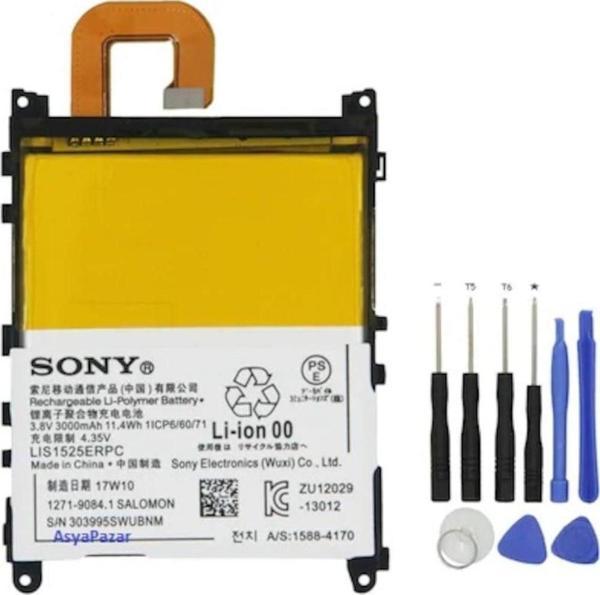 Sony Xperıa Z1 Pil Batarya L39H Lıs1525Erpc ve Tamir Seti - Image 1