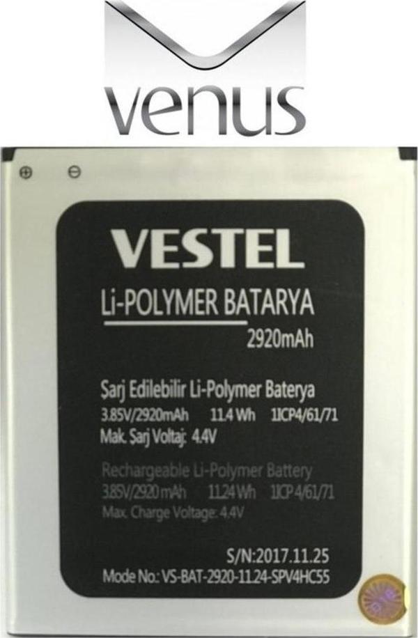 Vestel Venüs V3 5530 Pil Batarya Vs-Bat-2920-11.24 İthal - Image 1