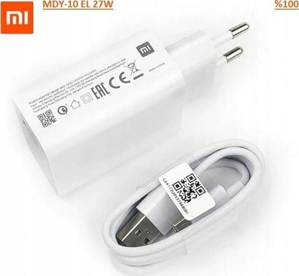 Xiaomi Uyumlu Note 10 Şarj Cihazı Aleti Qc 3.0 Mdy-10-El 27W - Image 1