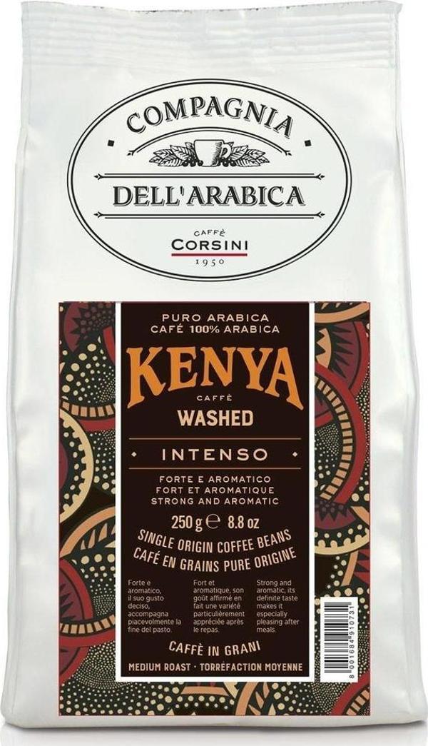 Caffe Corsini Kenya %100 Arabica Çekirdek Kahve 250GR - Image 1