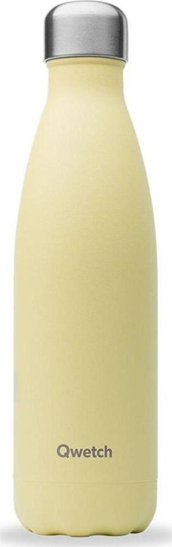 Qwetch QD3389 Isı Yalıtımlı 500ml Termos - Açık Sarı - Image 1