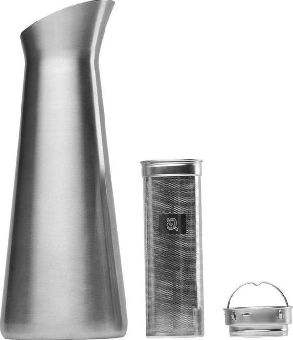 Qwetch QD3600  Isı Yalıtımlı 1000ml Karaf - Metalik - Image 1