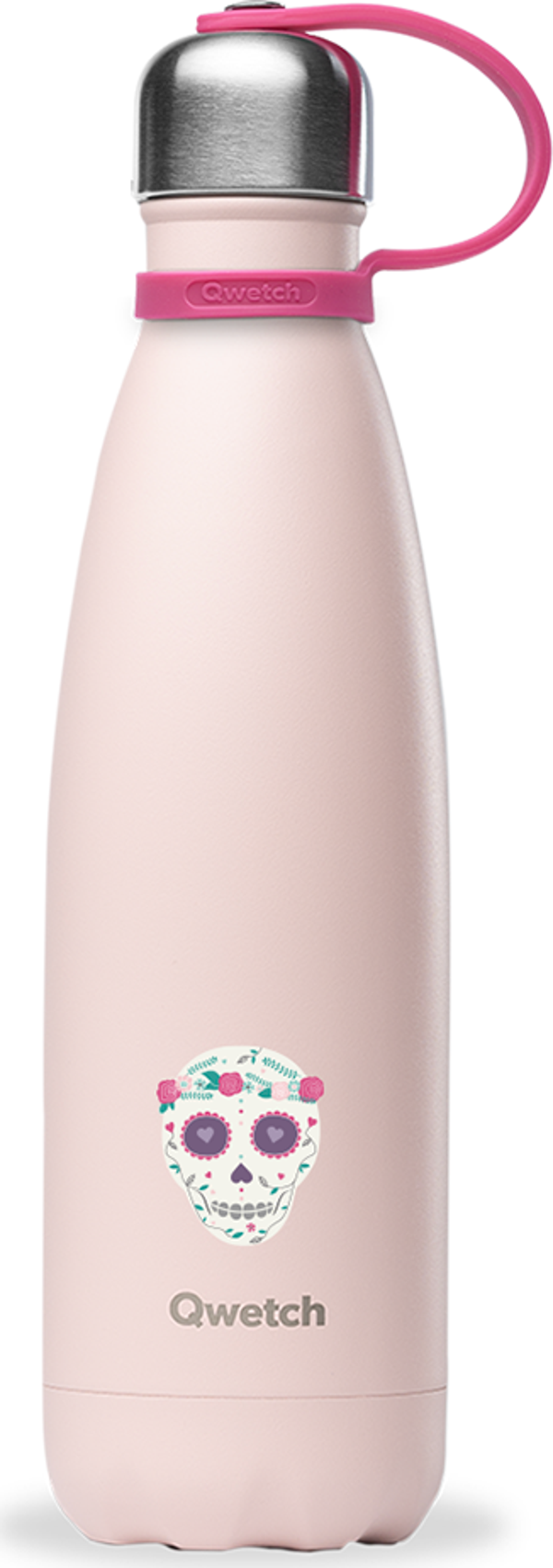 Qwetch QK9003 Kids Isı Yalıtımlı 500ml Termos - Kafatası Desenli - Image 1